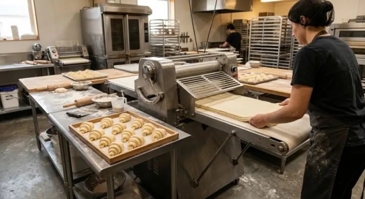 Meilleur laminoir professionnel pour croissants et pâte feuilletée