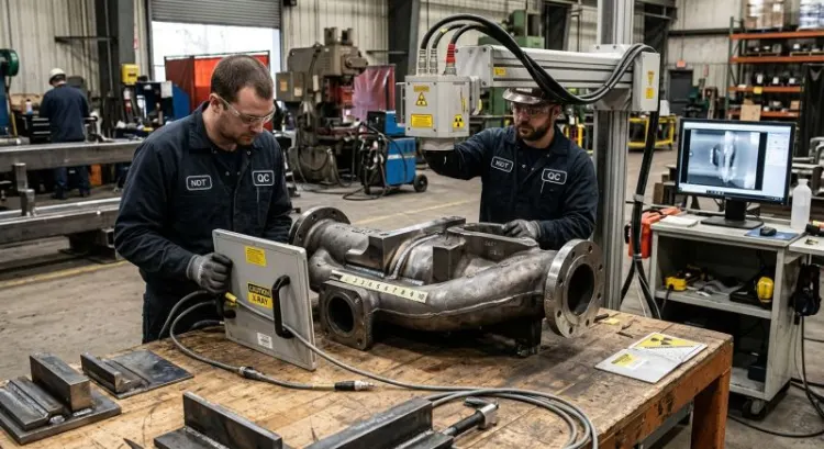 Contrôle non destructif des pièces industrielles : ressuage, ultrasons ou radiographie selon vos exigences qualité